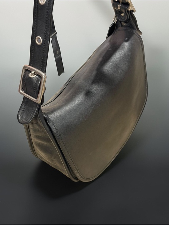 Vintage Coach Patricia's Legacy Bag #9951 - Black Glove-Tanned Leather - Picture 6 of 16